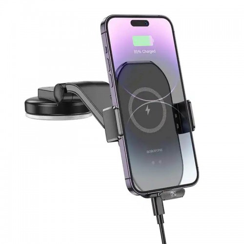 Автотримач з БЗП Borofone BH206 Wireless Charging Car