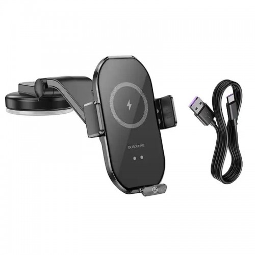 Автотримач з БЗП Borofone BH206 Wireless Charging Car