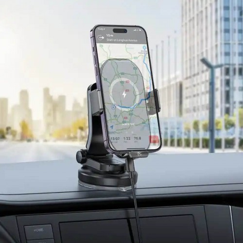 Автотримач з БЗП Borofone BH206 Wireless Charging Car