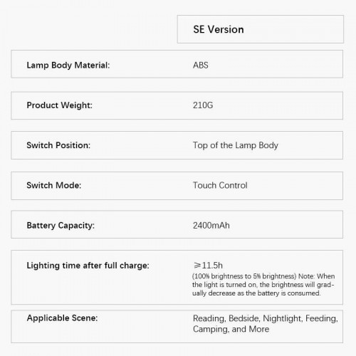 Настольный сенсорный LED светильник 3 colour light MZ-L2701