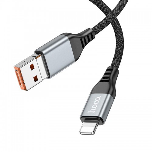 Дата кабель Hoco U128 Viking 2in1 USB/Type-C to Lightning (1m)