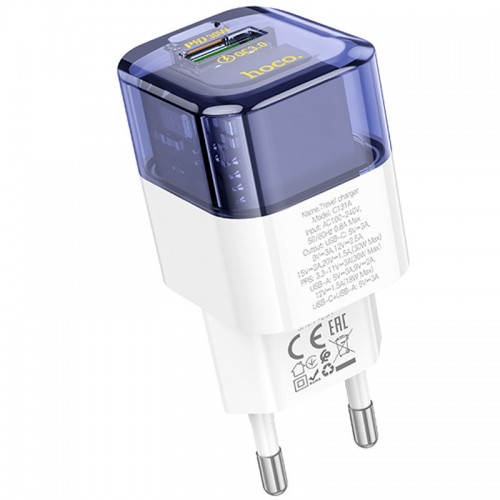 МЗП Hoco C131A Platium PD30W+QC3.0 + Type-C to Lightning