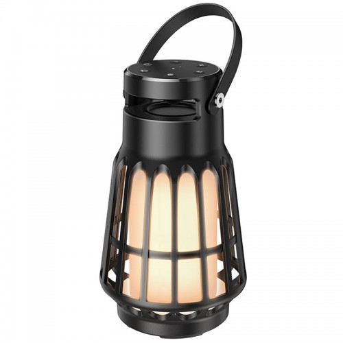 Bluetooth Колонка Hoco BS61 Wild fun outdoor campinh light Black