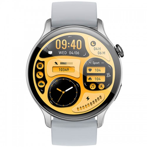 Смарт-часы Hoco Smart Watch Y10 Pro Amoled Silver