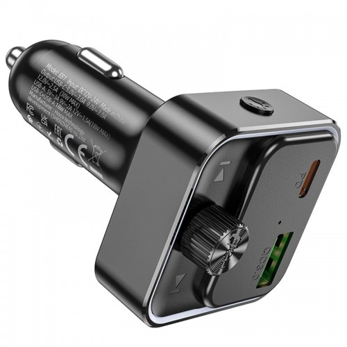 АЗУ FM модулятор Hoco E81 Fantasy PD30W+QC3.0