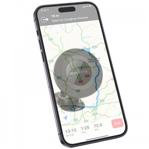 Автодержатель Borofone BH91 Ring magnetic (center console)