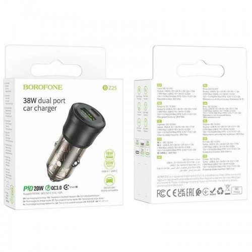 АЗУ Borofone BZ25 Journey PD38W (1C/1A)