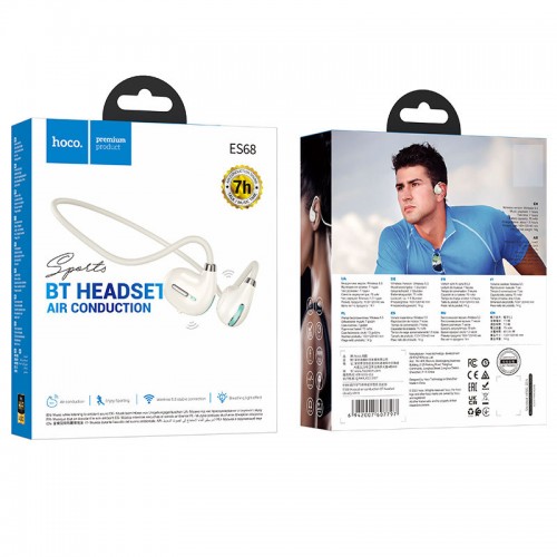 Навушники Bluetooth Hoco ES68 Musical air conduction White