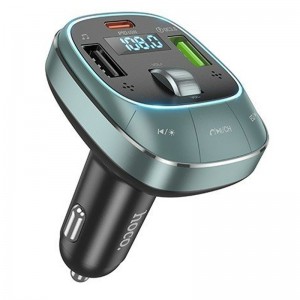 АЗУ FM модулятор HOCO E76 Pole PD45W+QC3.0