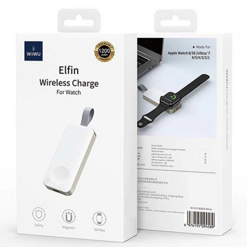 Power Bank WIWU Wi-M19 For Apple Watch 1200 mAh White