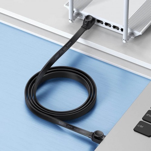 Кабель (патч-корд) Baseus High Speed Six types of RJ45 Gigabit network (2m) (WKJS000101)