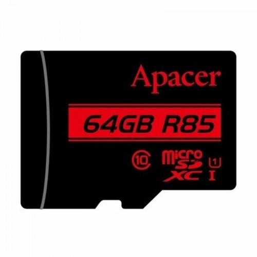 Карта памяти Apacer microSDXC (UHS-1) 64Gb class 10 R85MB/s (без адаптера)