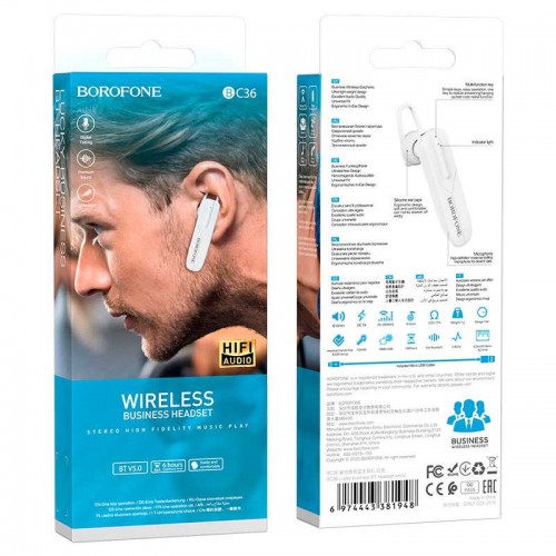 Bluetooth Гарнітура Borofone BC36 Lucky