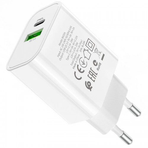 МЗП Borofone BA55A PD20W+QC3.0 (1USB/1Type-C/3A)