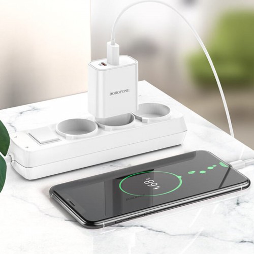 МЗП Borofone BA55A PD20W+QC3.0 (1USB/1Type-C/3A)