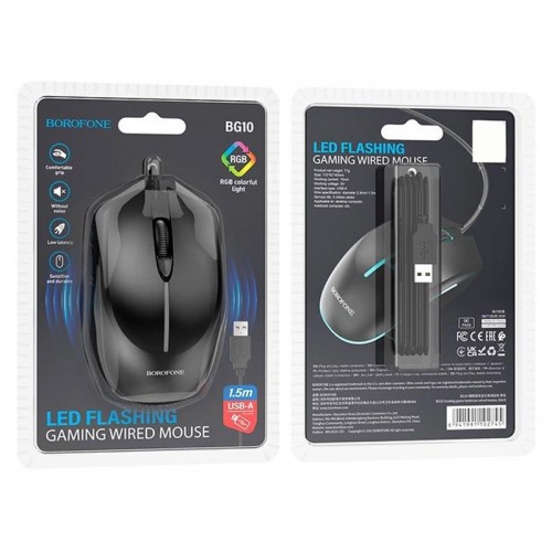 Мышь BOROFONE BG10 Soaring game luminous wired
