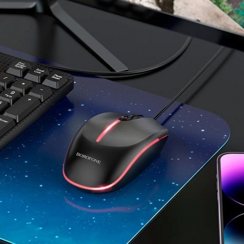 Мышь BOROFONE BG10 Soaring game luminous wired