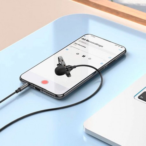 Микрофон Borofone BFK11 Elegant lavalier 3.5mm (2m)