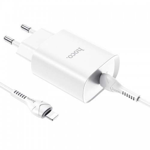 МЗП HOCO N14 PD 20W 1Type-C + Type-C to Lightning