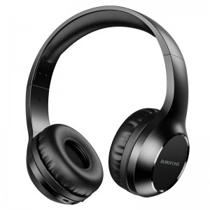 Накладные беспроводные наушники BOROFONE BO12 Black