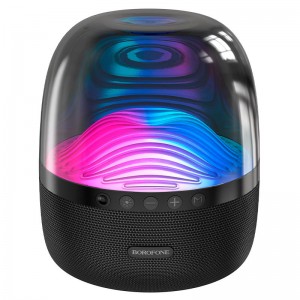 Bluetooth Колонка Borofone BP8 Glazed colorful luminous Black