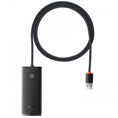 Переходник HUB Baseus Lite Series 4-Port USB-A HUB Adapter (USB-A to USB 3.0*4) 25cm (WKQX)