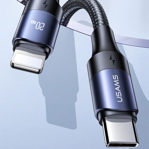 Дата кабель USAMS US-SJ521 U71 Type-C to Lightning PD 20W (1.2m)