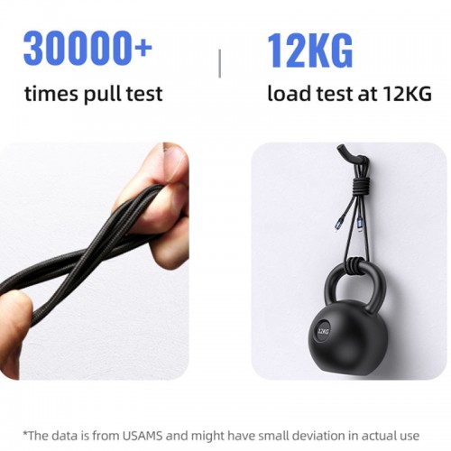 Дата кабель USAMS US-SJ521 U71 Type-C to Lightning PD 20W (1.2m)
