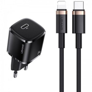 СЗУ Usams US-XFK T36 20W 1C Charger + US-SJ484 U63 Type-C to Lightning 20W PD