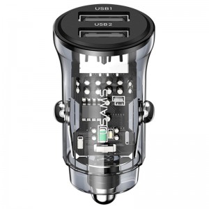 АЗУ Usams US-CC162 C31 2 Ports A+A