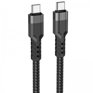 Дата кабель Hoco U110 charging data sync Type-C to Type-C 60W (1.2 m)