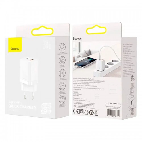 СЗУ Baseus Super Si Pro Quick Charger 30W (CCSUPP-E)