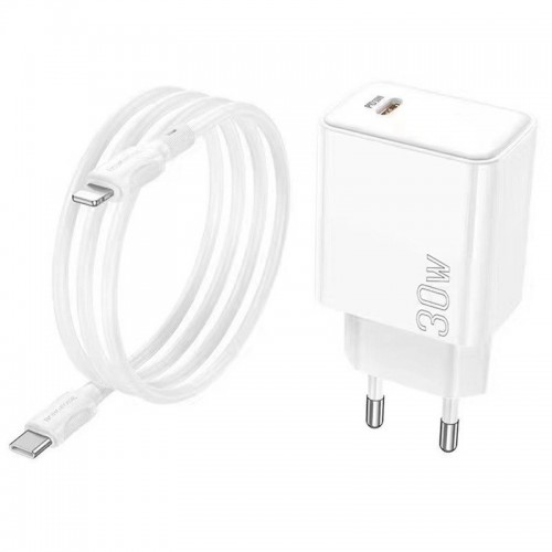 МЗП Borofone BA77A PD30W+QC3.0 + Type-C + Lightning