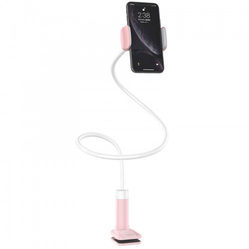 Держатель настольный Hoco PH23 Balu Pink white