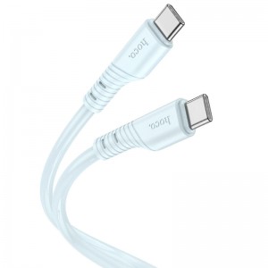Дата кабель Hoco X97 Crystal color Type-C to Type-C 60W (1m)