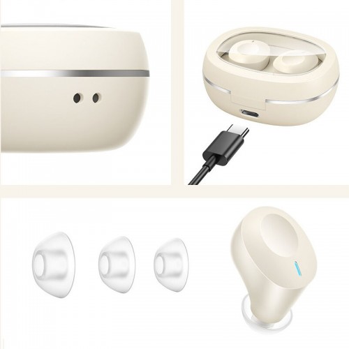 Беспроводные TWS наушники Hoco EQ3 Smart Milky White