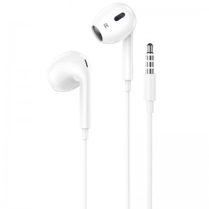 Стерео наушники Hoco M101 Max (3.5mm/1.2m) White