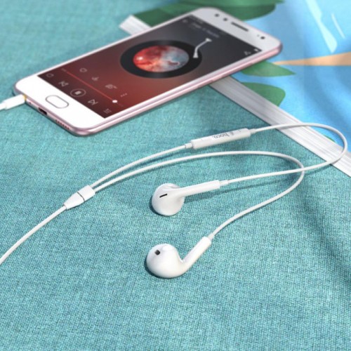 Стерео наушники Hoco M101 Max (3.5mm/1.2m) White