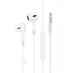 Стерео наушники Hoco M109 Pure joe (3.5mm/1.2m) White