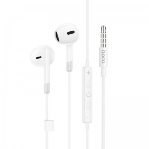 Стерео навушники Hoco M109 Pure joe (3.5mm/1.2m) White