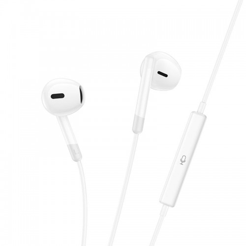 Стерео навушники Hoco M109 Pure joe (3.5mm/1.2m) White