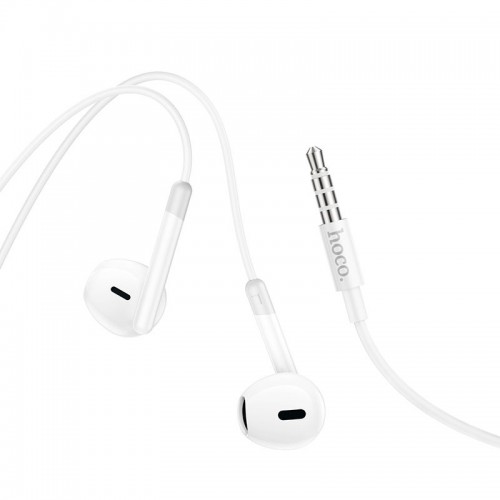 Стерео навушники Hoco M109 Pure joe (3.5mm/1.2m) White