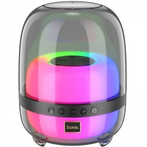 Bluetooth Колонка Hoco BS58 Crystal colorful luminous Black
