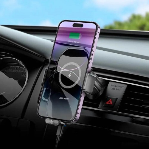 Автодержатель с БЗУ Borofone BH205 Wireless Charging Car