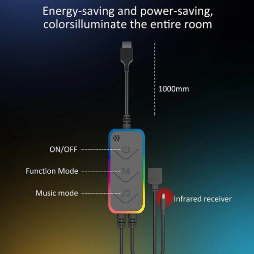 Напольная угловая LED лампа RGB Magic 1 Bluetooth USB with app