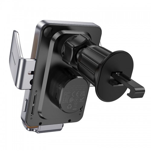 Автодержатель с БЗУ Hoco HW7 Transparent Discovery Edition (air outlet)