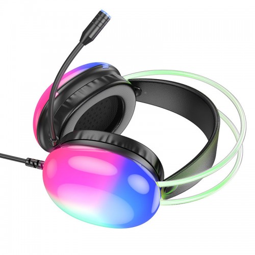 Накладные наушники Hoco W109 Plus Rich USB7.1 channel gaming (USB/2m)