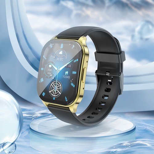Смарт-часы Hoco Smart Watch Y19 Amoled Gold