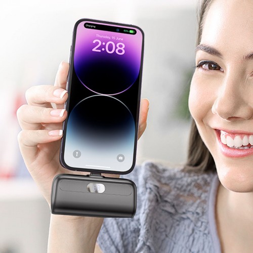 Power Bank Hoco J116 Cool Lightning 5000 mAh Black