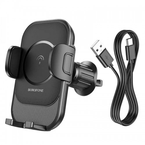 Автодержатель с БЗУ Borofone BH204 Blue Charm (air outlet)